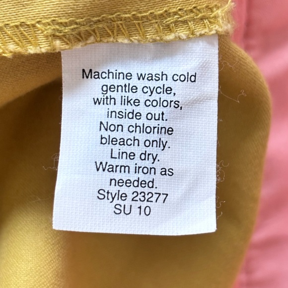 J. CREW Factory Mustard Yellow Knee Length No 2 Pencil Skirt--EUC--12 - Picture 11 of 12